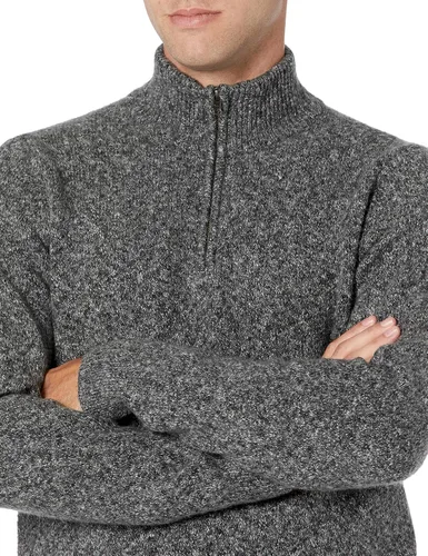Vista 4 de Tienda Essentials - Suéter de manga larga con cremallera para hombre