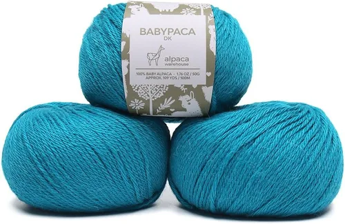 Vista 92 de Juego de 6 madejas de 100% lana de alpaca bebé (10.58 oz) de peso DK, fabricadas en Perú, celestial suave y perfecto para tejer y hacer ganchillo