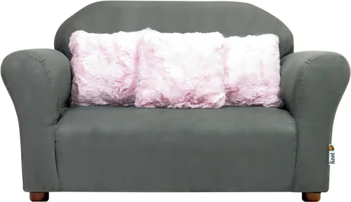Vista 10 de Keet - Sofá infantil de peluche con almohadas decorativas