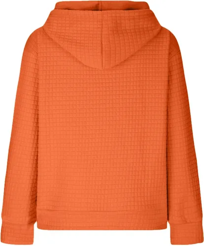 Vista 4 de Sudadera de gran tamaño para mujer, sudaderas con capucha con capucha, de punto gofre, casual, cómoda, trajes de moda de otoño
