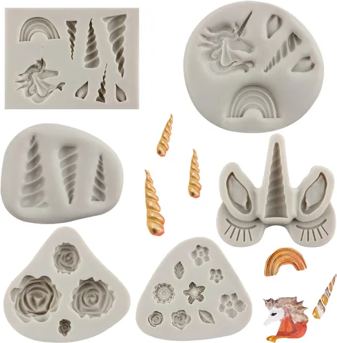 Vista 10 de Sijiangmold Moldes de silicona para globos de aire caliente para decoración de pasteles, decoración de cupcakes, caramelo y chocolate, polimero