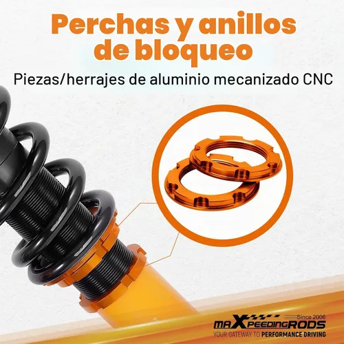Vista 6 de maXpeedingrods Coilovers para Dodge Challenger SRT8 2008-2010, para Charger 2006-2010, Kit de Suspensión de Espiral Ajustable en Altura, Kits