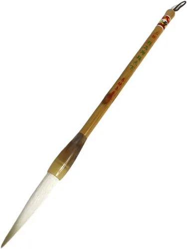 Vista 9 de Easyou Hu Brush Cepillo chino para caligrafía y dibujo Sumi puro pelo de cabra fino 1pcs D 0.4 in L: 2.0 in FGYLR