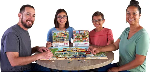 Vista 6 de RoseArt - Puzzle Collector - Painted Lady - Rompecabezas de 500 piezas para adultos