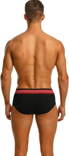 Vista 4 de Calzoncillos de algodón para hombre, de baja altura, multicolor, suave, paquete de 5