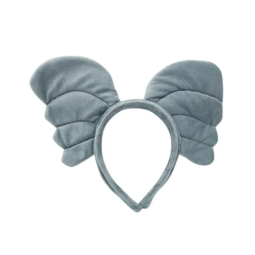 Vista 4 de Diademas de animales con orejas de elefante 3 unidades suaves para cosplay