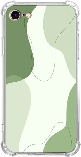 Vista 44 de Funda de Collage Estético para iPhone 7/8/SE2/SE3, Patrón de Citas Positivas, Funda TPU Única y Moderna Compatible con iPhone 7/8/SE2/SE3