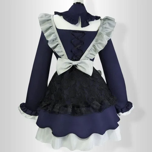 Vista 3 de Kitagawa - Disfraz de sirvienta Kitagawa, conjunto completo para niñas y Halloween