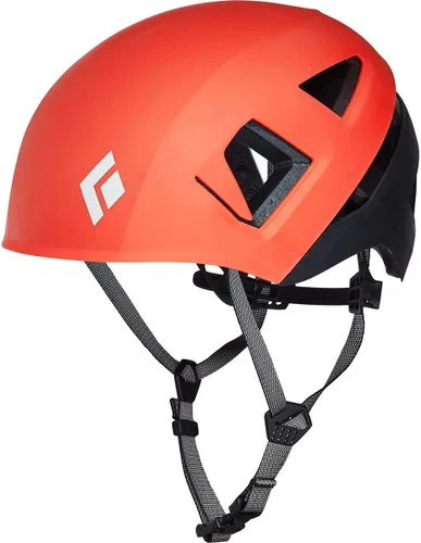 Vista 4 de BLACK DIAMOND Casco Capitan Construcción de doble espuma Cobertura duradera Casco ajustable, ventilado para escalada en roca y montañismo
