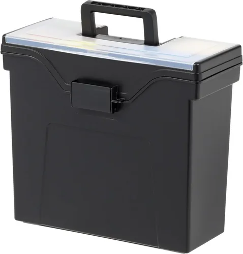 Vista 16 de IRIS - Caja de archivos hermética portátil tamaño carta, paquete de 4, transparente