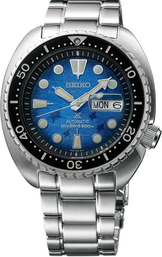 Vista 2 de Reloj Seiko Prospex automático para hombre con esfera azul SRPE39
