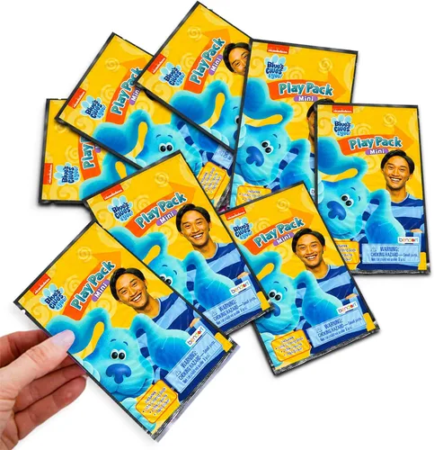 Vista 3 de Viacom Blue's Clues - Juego de mini recuerdos de fiesta para niños, paquete con 24 paquetes Grab n Go, páginas para colorear, calcomanías y más