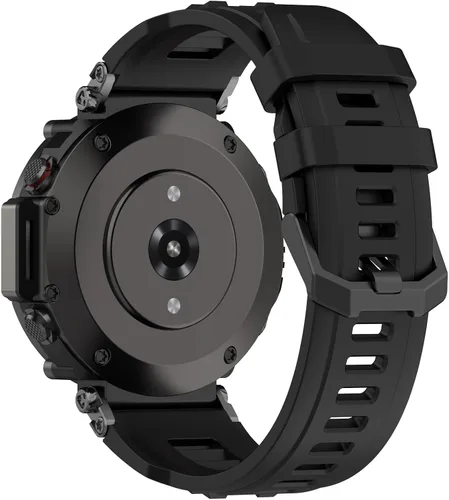 Vista 6 de TenCloud Correas compatibles con Amazfit T-Rex Ultra Watch, correa de repuesto ajustable de silicona impermeable de liberación rápida para reloj