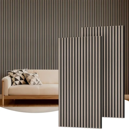 Vista 21 de TONOR Paneles de pared de madera para decoración de paredes interiores, paquete de 2 unidades de 47.2 x 23.6 pulgadas