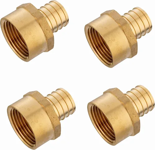 Vista 15 de 2 piezas EFIELD 3/4 pulgadas PEX Fitting, 3/4 pulgadas Pex hembra adaptador