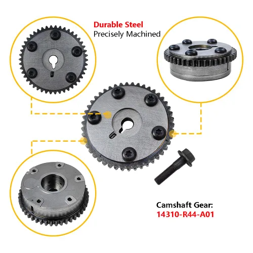 Vista 2 de Distribución de la válvula variable del motor (VVT) Engranaje del piñón Phaser del árbol de levas Apto para Honda 2008-2012 Accord, 2012-2014