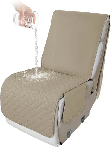 Vista 169 de HDCAXKJ Fundas de sofá seccional reclinable 100% impermeable, forma de L, funda de sofá reclinable lavable acolchada suave para mascotas, perro