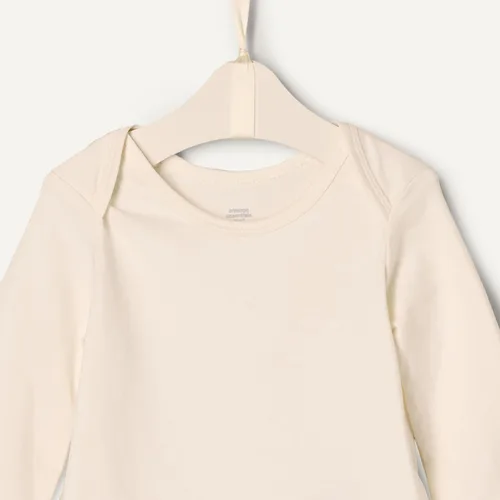 Vista 4 de Tienda Essentials x Sofia Grainge - Body unisex de manga larga con cuello redondo, 3