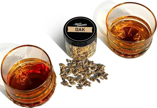 Vista 6 de 400 chips de madera para ahumar cócteles, paquete grande de sabores atrevidos, pecana, nogal, roble, mezquite, chips de madera para ahumar whisky