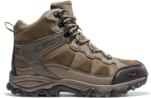 Vista 35 de NORTIV 8 - Botas de senderismo impermeables para hombre, zapatos de montañismo ligeros para exteriores
