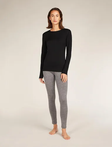 Vista 4 de Icebreaker Merino Womens 200 Oasis Long Sleeve Thermal Cold Weather Base Layer T-Shirt