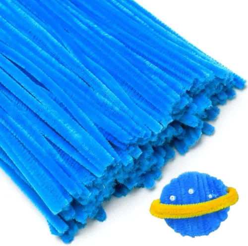 Vista 45 de Eppingwin 200 limpiapipas, limpiadores de pipas con purpurina, suministros de manualidades, tallos de felpilla de 10 colores para proyectos
