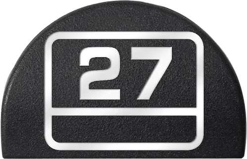 Vista 21 de Jentra JP2 para Glock 26, 27, 33, 39 Gen 1-3 Grip Frame Plug White Paint Fill - Elige tu diseño