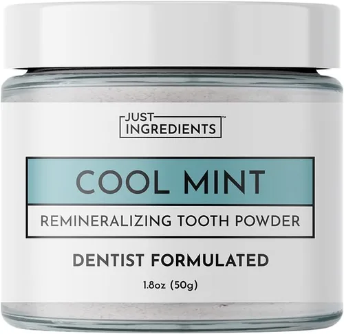 Vista 8 de Polvo dental remineralizante – Cuidado oral sin flúor – Limpia y blanquea suavemente – Apoya dientes fuertes y aliento fresco – Vegano, sin