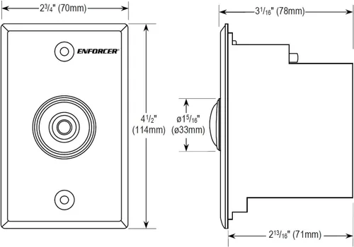 Vista 4 de Seco-Larm EV-N5205-3S4Q Enforcer Cámara de pared IP