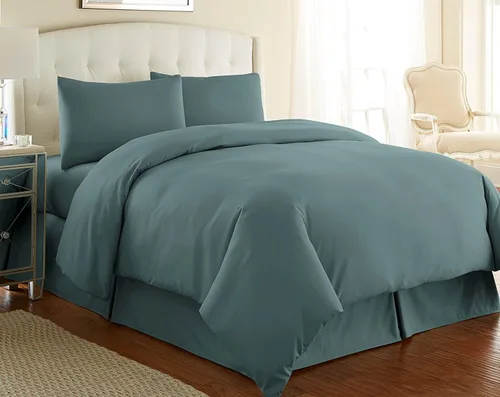 Vista 58 de Southshore Fine Living, Inc. Juego de funda de edredón tamaño extra grande individual/XL, ropa de cama de microfibra cepillada premium de fácil