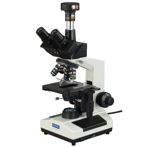 Vista 2 de Omax 5 MP Digital 40 x -2500 X avanzada Aceite na1.25 Darkfield trinocular microscopio compuesto LED con 5.0 MP cámara con software de medición