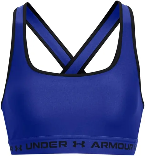 Vista 6 de Under Armour - Sujetador deportivo de medio impacto, con espalda cruzada, para mujer