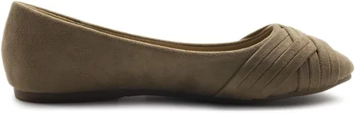 Vista 5 de Ollio - Zapatos planos estilo bailarina para mujer