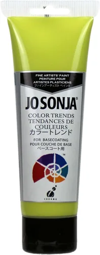 Vista 5 de Jo Sonja Color Trends - Tubo acrílico de flujo mate de 4 onzas - Latón antiguo