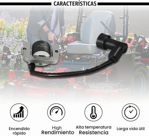 Vista 4 de 136-7883 2pcs Módulo de bobina de encendido compatible con Toro & Titan Exmark Series para cortadoras de césped de montar # 139-0720 127-9216