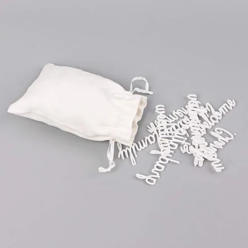 Vista 4 de Tablero de letras de plástico para cartas, tablero de cartas, juego de letras de 194 números, caracteres especiales, palabras para fieltro