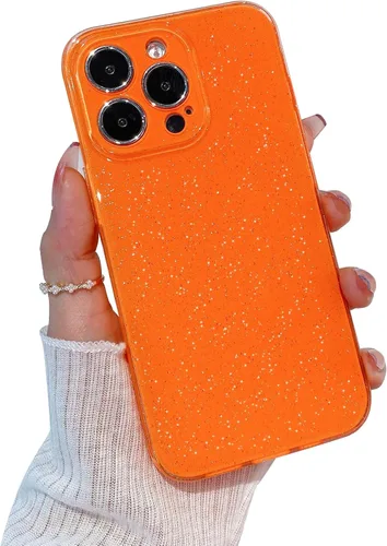 Vista 11 de Funda compatible con iPhone 15 Plus con purpurina para mujeres y niñas, funda protectora suave y brillante para iPhone 15 Plus, color azul