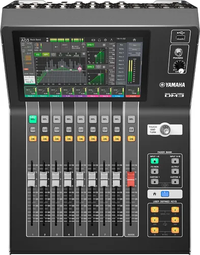 Vista 3 de Yamaha DM3 Consola de mezcla digital ultracompacta estándar de 22 canales
