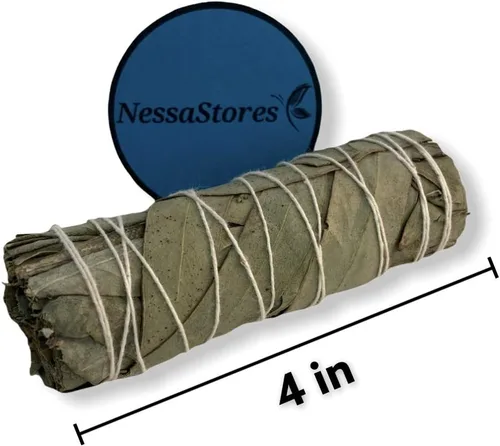 Vista 3 de NESSASTORES - Paquete de incienso de eucalipto para manchas de 4 pulgadas #JC-186 (1 piezas)
