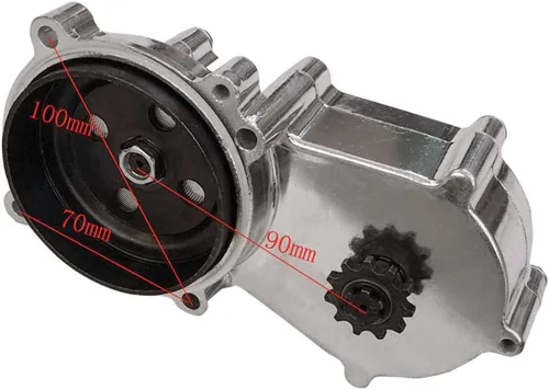 Vista 3 de TDPRO Caja de cambios de reducción de transmisión 11T T8F y almohadilla de embrague para 47cc 49c 2-Stroke Pocket Mini Bike