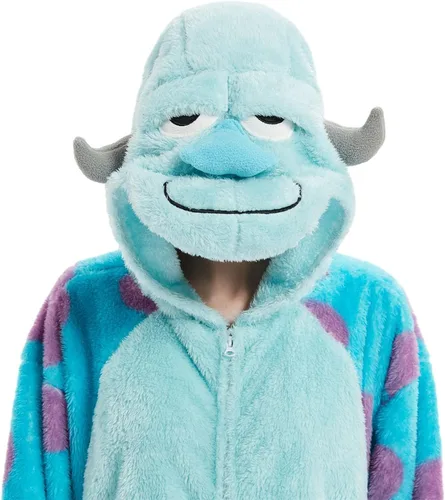 Vista 9 de Sqlszt Snorlax - Pijama unisex de una pieza para adultos, disfraz de animal Eeyore para mujeres y hombres