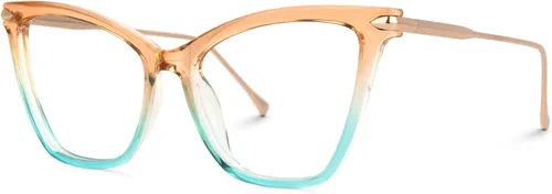 Vista 2 de Zeelool Hilary FX0206 - Gafas de bloqueo de luz azul de gran tamaño para mujer