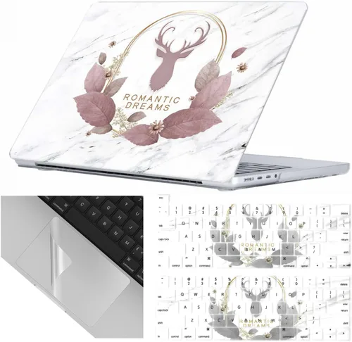 Vista 43 de Se7enline Funda rígida compatible con MacBook Pro de 13 pulgadas para Mac Pro de 13 pulgadas con/sin Touch Bar A1706/A1708/A1989/A2159 2016-2023