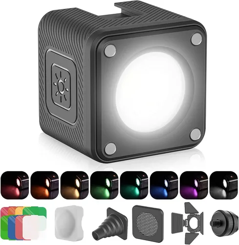 Vista 2 de ULANZI Linda luz de video LED LITE + soporte de abrazadera para cámara ULANZI R094