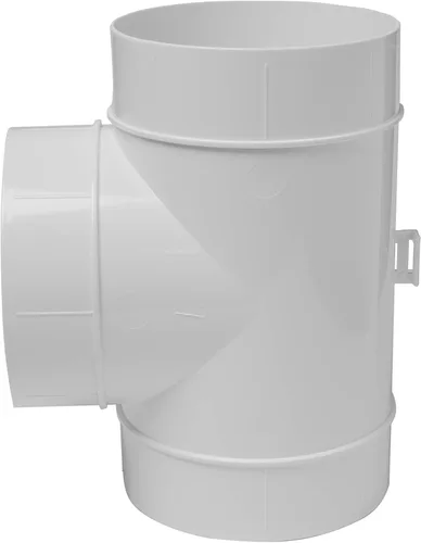 Vista 6 de Vent Systems Conector de conducto de 4 pulgadas, adaptador de manguera de 3 vías/divisor para manguera, conector de tubería redonda en forma de T