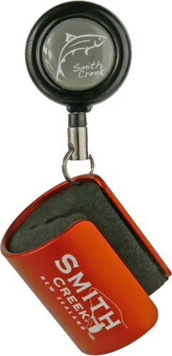 Vista 3 de Smith Creek Rod Clip, Soporte para caña de pescar portátil, Naranja Quemado