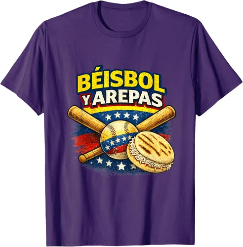 Vista 103 de Camiseta Beisbol y Arepas Venezuelas Baseball Pride Team 2026