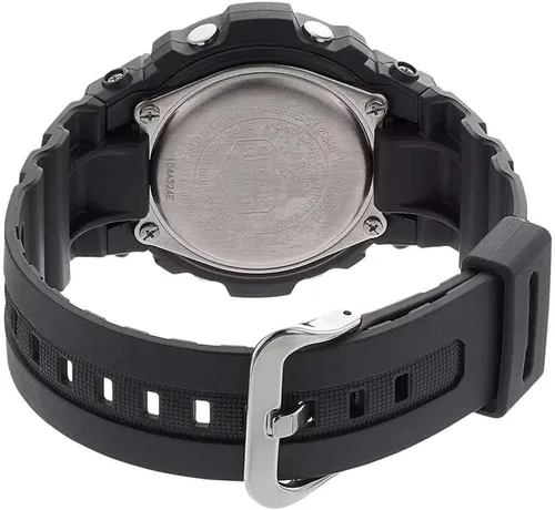 Vista 3 de Casio AEQ-120W Series Black 10-Year Battery World Time Daily Alarm Countdown Timer Analog-Digital Watch