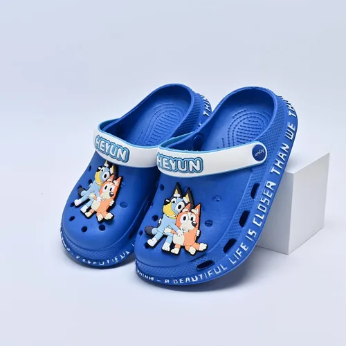 Vista 4 de iyhcquv Zuecos unisex para niños y niñas, zuecos de jardín, zapatos de playa para niños, sandalias para interiores y exteriores