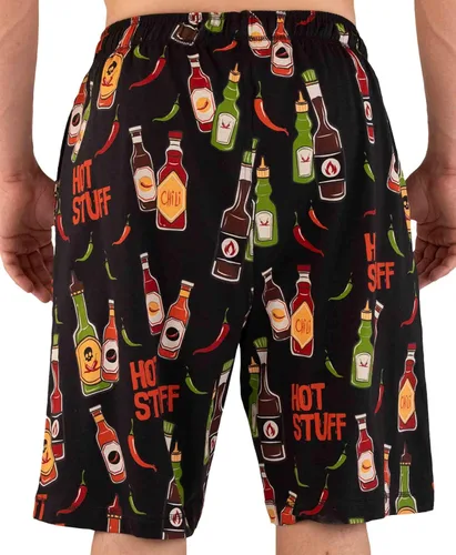 Vista 168 de Lazy One - Pantalones cortos de pijama para hombre, ropa de dormir